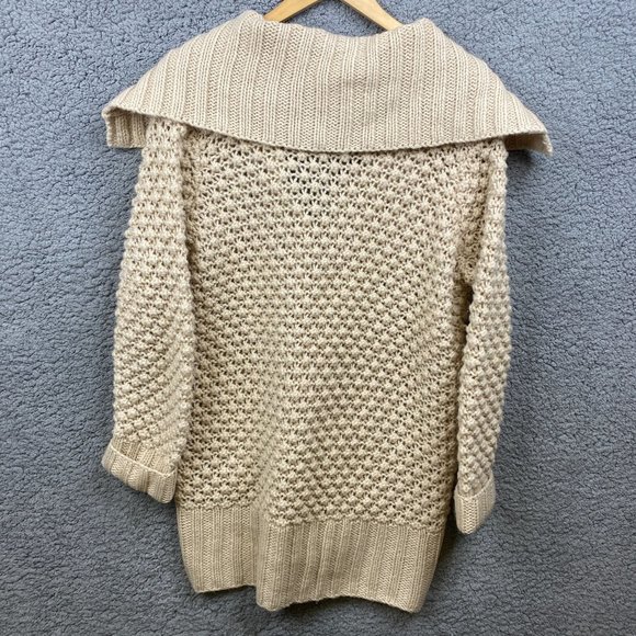 Talbots Chunky Womens Sweater Cardigan Acrylic Wool Alpaca blend Size Medium - Picture 7 of 7